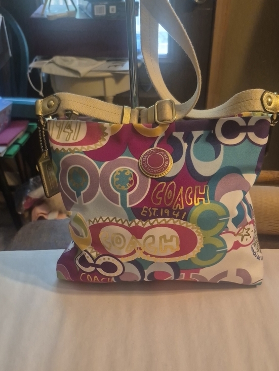 Coach Handbags - Coach Multicolor Crossbody Bag NWOT...